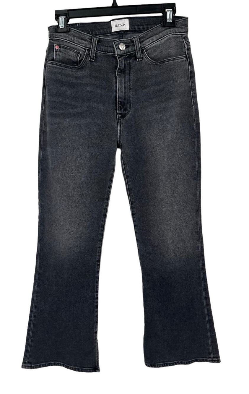 Hudson Jeans Blair High Waist crop bootcut gray size 27